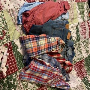 Boys jeans, jacket, shirts sizes 6-8